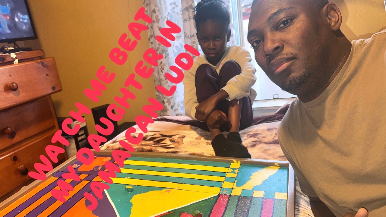 TEACHING MY DAUGHTER HOW TO PLAY JAMAICAN LUDI