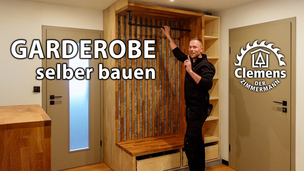 Diese Flurgarderobe kostet im M&ouml;belhaus ein Verm&ouml;gen &ndash; ich baue sie selbst