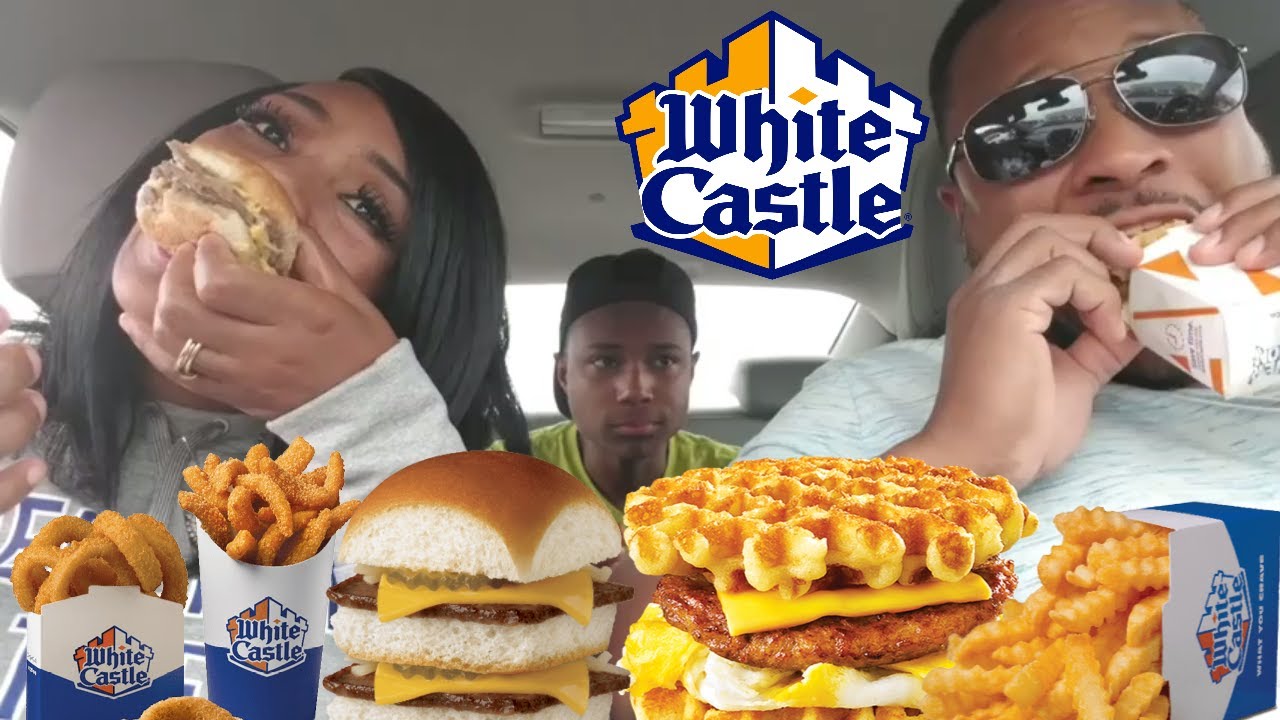 White Castle Mukbang/Chicken & Waffles, Spicy Waffle Breakfast Sandwich/Feat.  It'sDarius