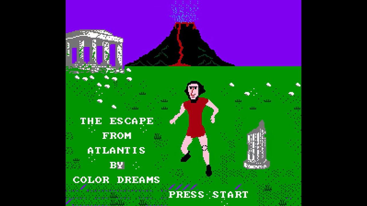 NES Longplay [187] The Escape from Atlantis (US) (Unlicensed)