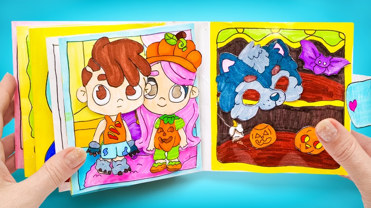 Comment créer un livre de jeu Avatar World 🎨✂️ Histoire de squishy à faire soi-même