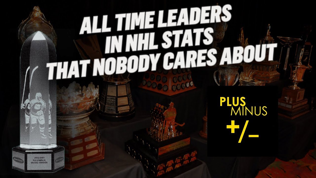 ALL TIME Leaders in NHL Stats That NOBODY Cares About: Plus Minus