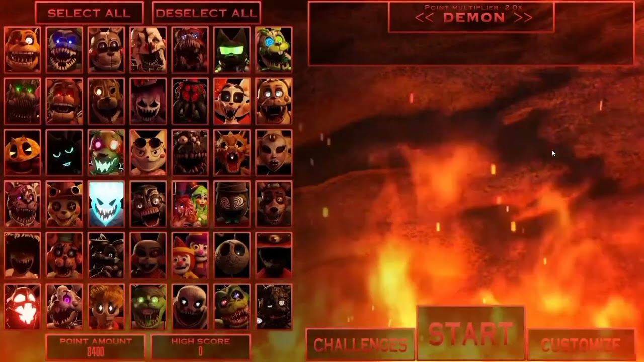 Animator's Hell Definitive Edition | character selection menu theme (above 34)