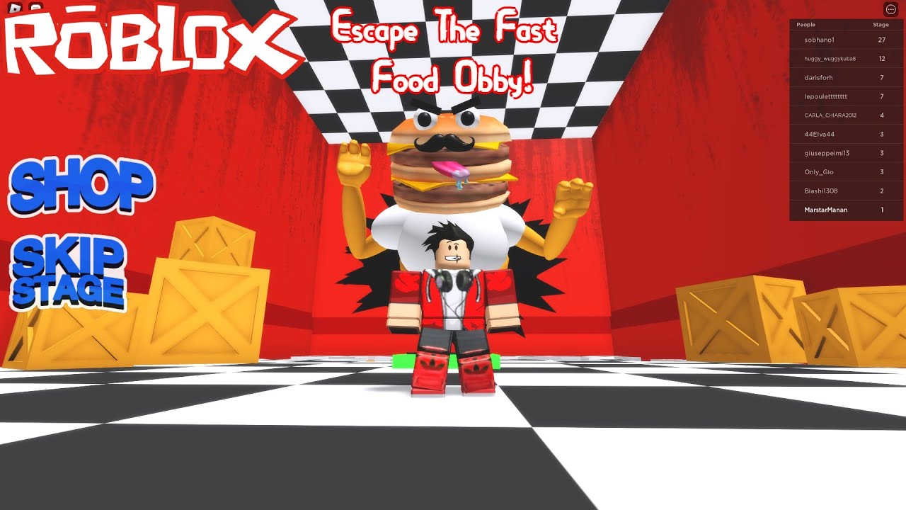 Roblox-Escape The Fast Food Obby!