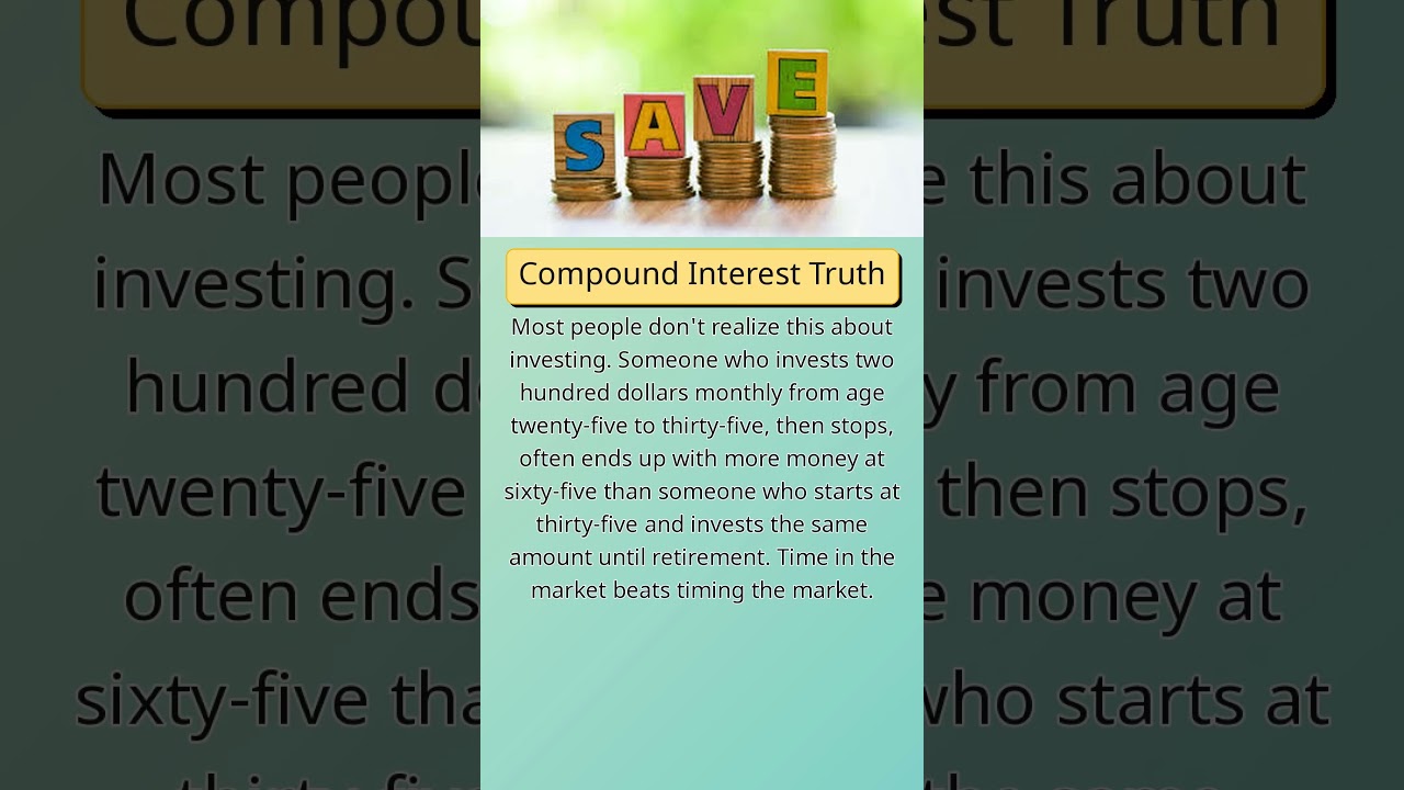 Why Starting Early Beats Investing More Later