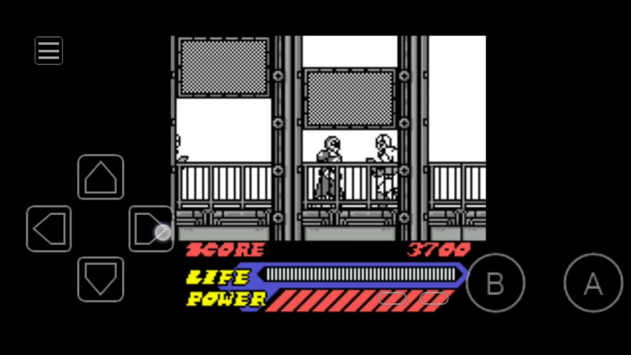 Power Rangers de Game Boy nivel de Lord Zed