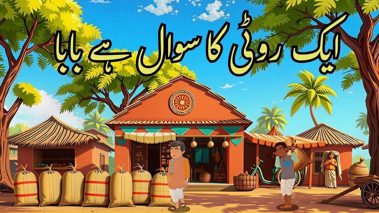 ایک روٹی کا سوال ہے بابا || hindi moral stories || fairy tales in urdu || urdu stories