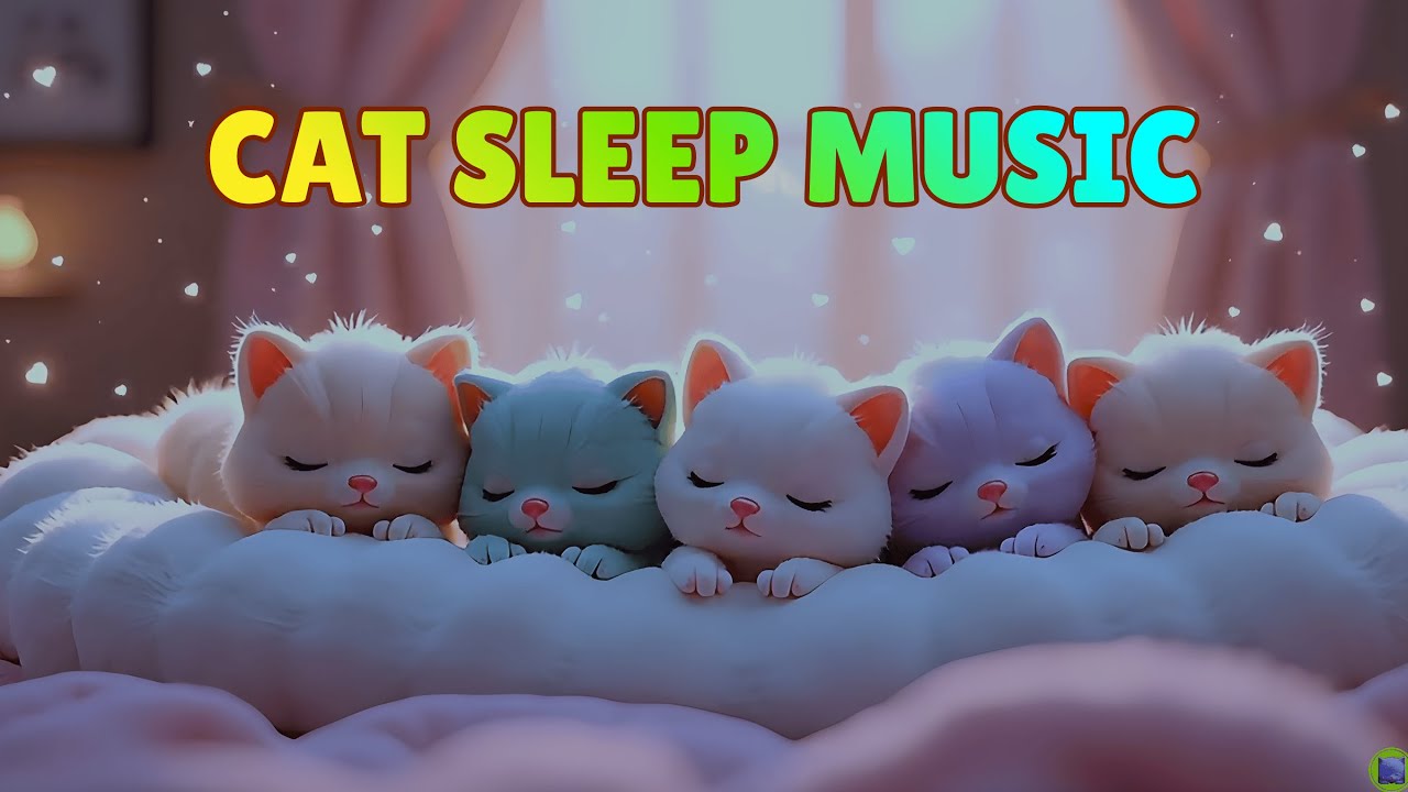 Gentle Piano Calming Music for Cats to Relax the Mind, Ease Stress, and Sleep Peacefully