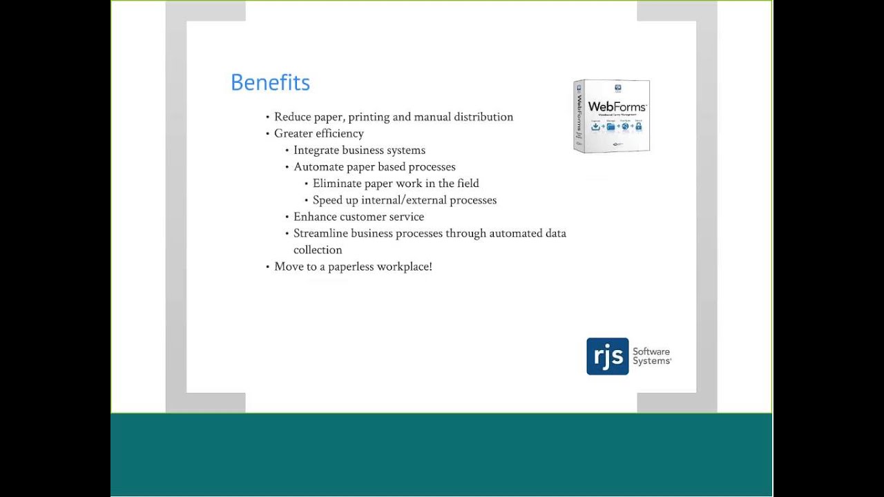 RJS Software:  Learn how selling paperless solutions can drive new sales and generate more revenue.