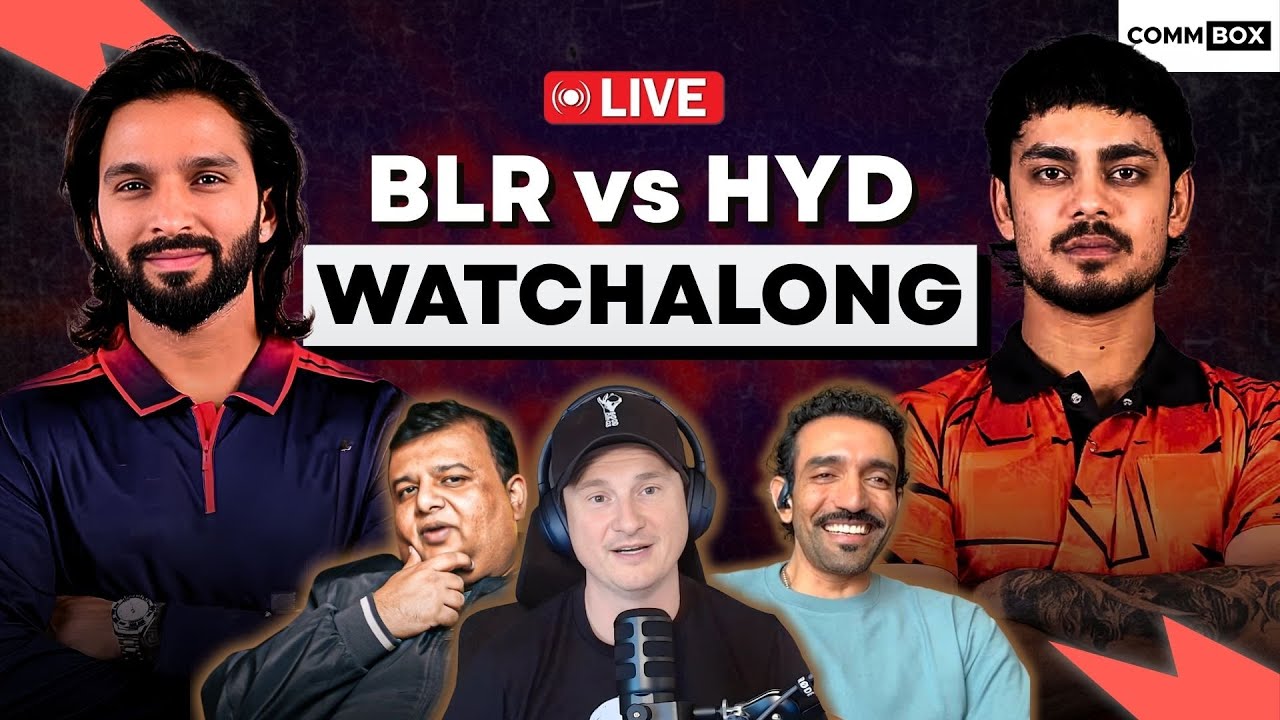👉 IPL 2026 Live Watchalong: BLR vs HYD | #commbox #t20cricket