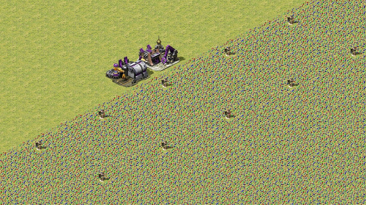 Red Alert 2 | Месть Юрия | 7 на 1 | Большая карта, новая редакция от AP Extra Hard AI