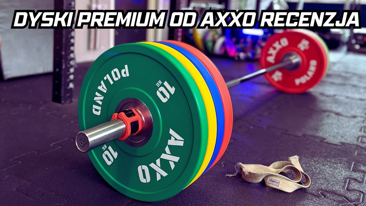 Obciążenie olimpijskie AXXO PRO. Recenzja dysk&oacute;w olimpijskich premium z poliuretanu