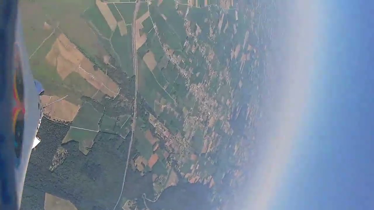 Vol ESL-1 Estaca Space Odyssey C'space 2025 cam&eacute;ra embarqu&eacute;e vue vers le bas