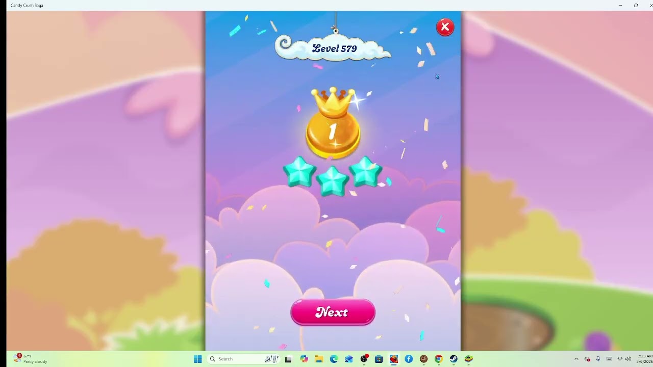 Candy Crush Saga Levels 576–590 🍬 F2P Episode Walkthrough | Winning Streak 36 Continues!