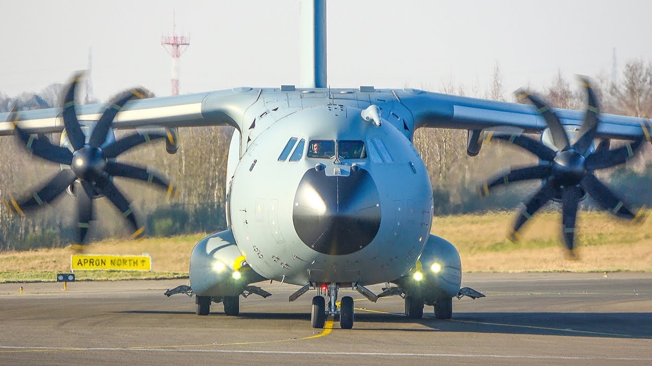 60 MINUTES PURE AVIATION - AIRBUS A380 LANDING, B747, An12, IL76 ... (4k)