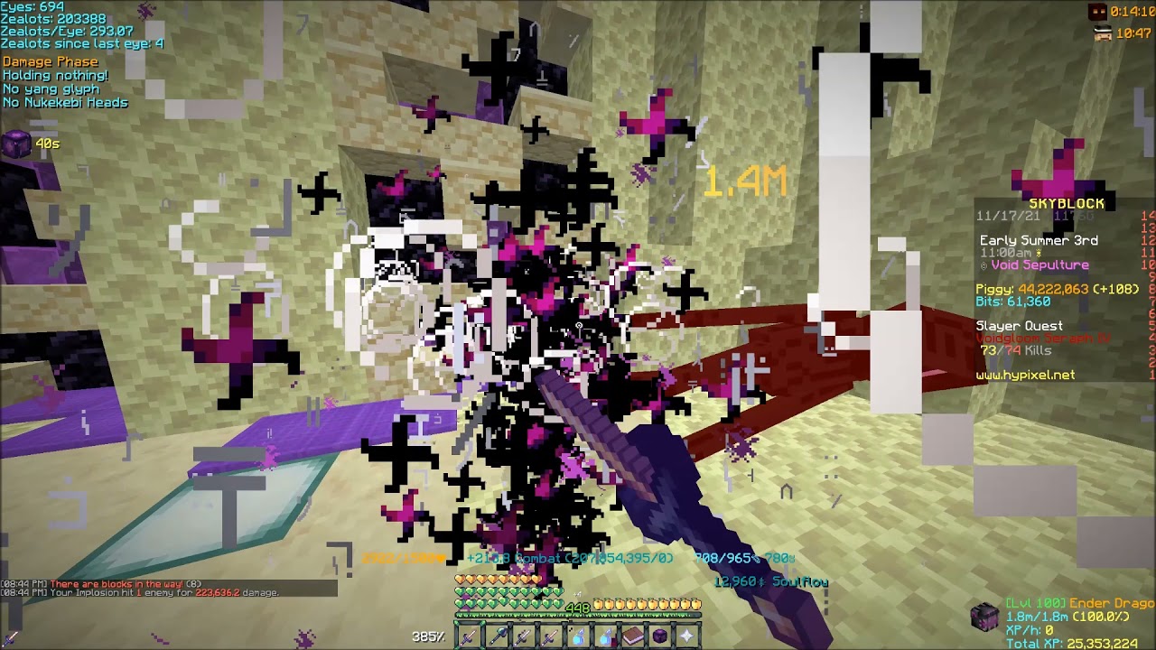 t4 enderman in elegant tux without end stone sword ?! - hypixel skyblock