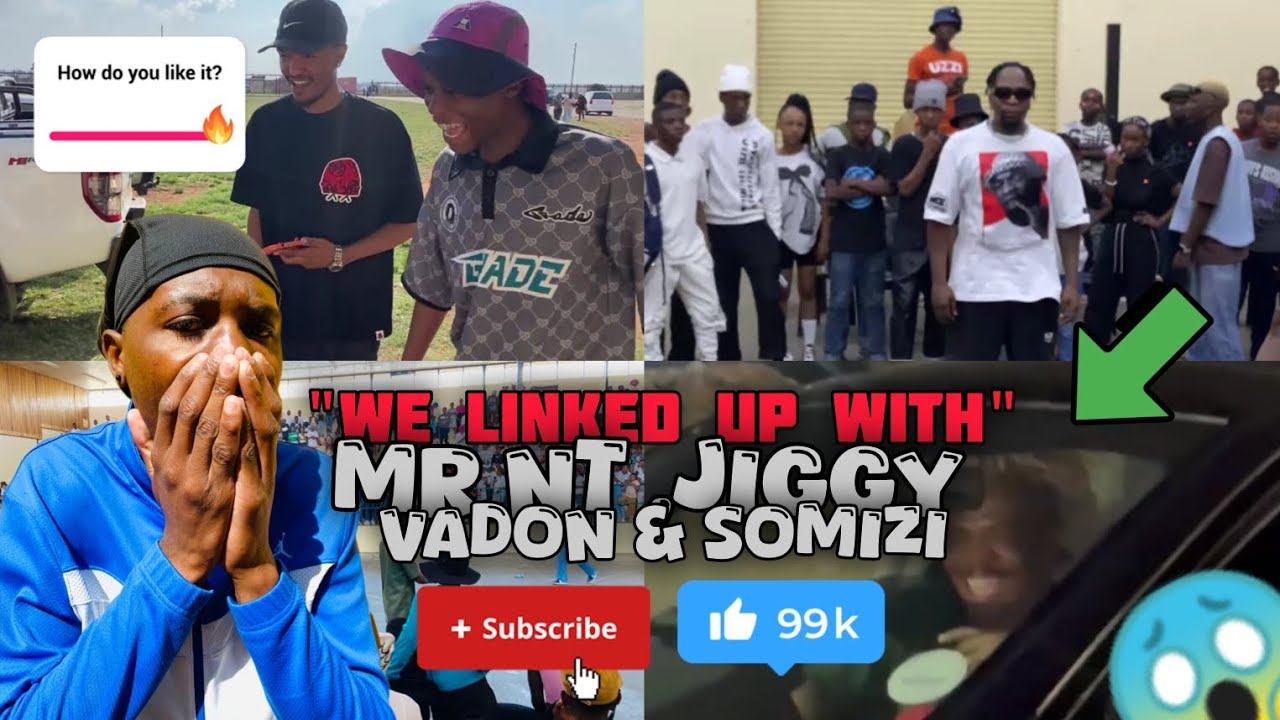 we linked up with somizi , Mr NT and Jiggy🇿🇦❤️