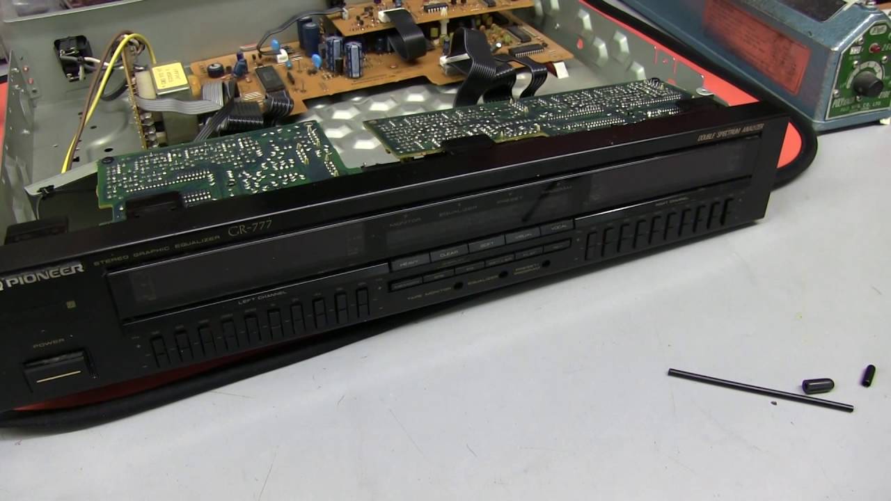 Pioneer GR-777 Stereo Graphic Analyser. Repair and test.
