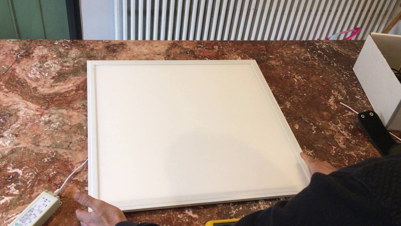 Test d'une dalle LED 60x60