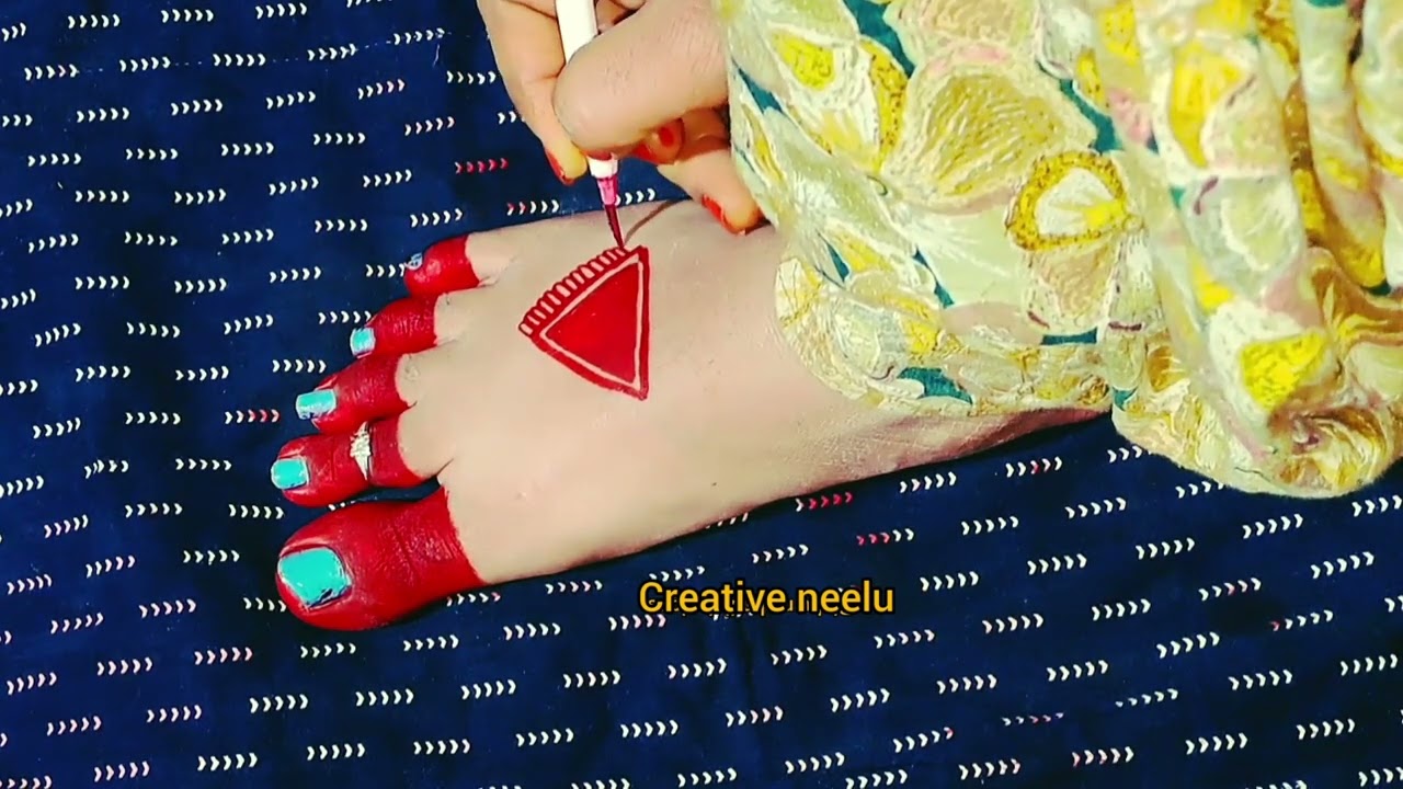 New stylish feet alta design for 2026 || pero ke mahawar design 