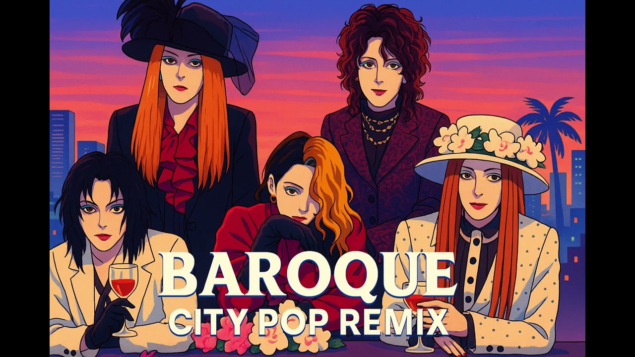 バロック / MALICE MIZER (Cover) - CITY POP Remix ver. | FakeMusic Japan