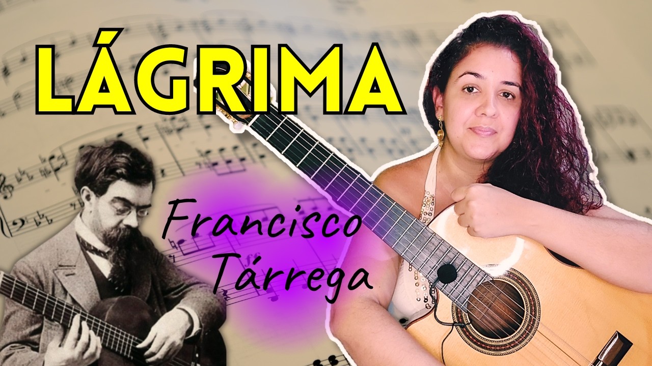 🎸Essa é a TOP 1 do Violão Clássico! Toque LÁGRIMA - FRANCISCO TÁRREGA - Aula de Violão.