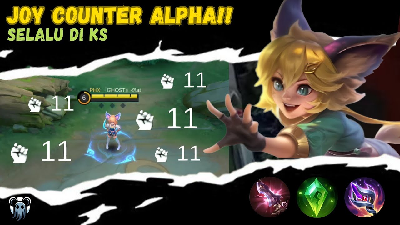 Joy vs Alpha? Counter Mudah! Tapi Kill Selalu Dicuri! tutorial joy - build joy | Mobile Legends