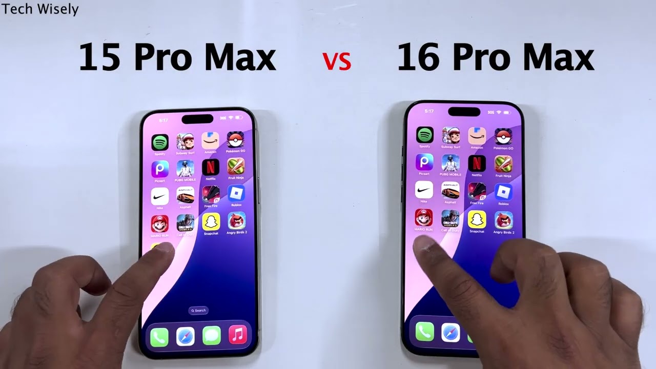 iPhone 15 Pro Max против 16 Pro Max в 2025 году — тест скорости