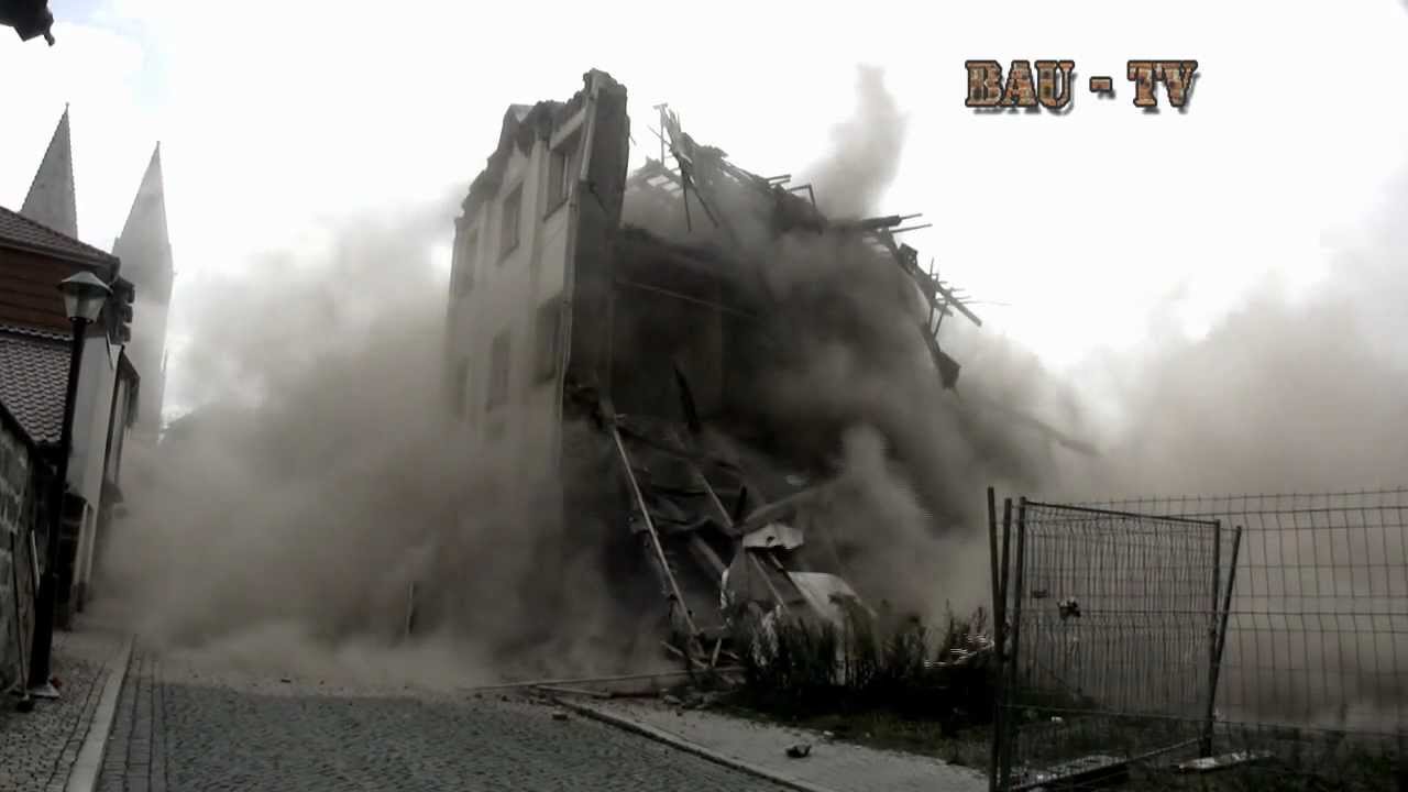 Abriss Mainzer Hof und jüdische Synagoge