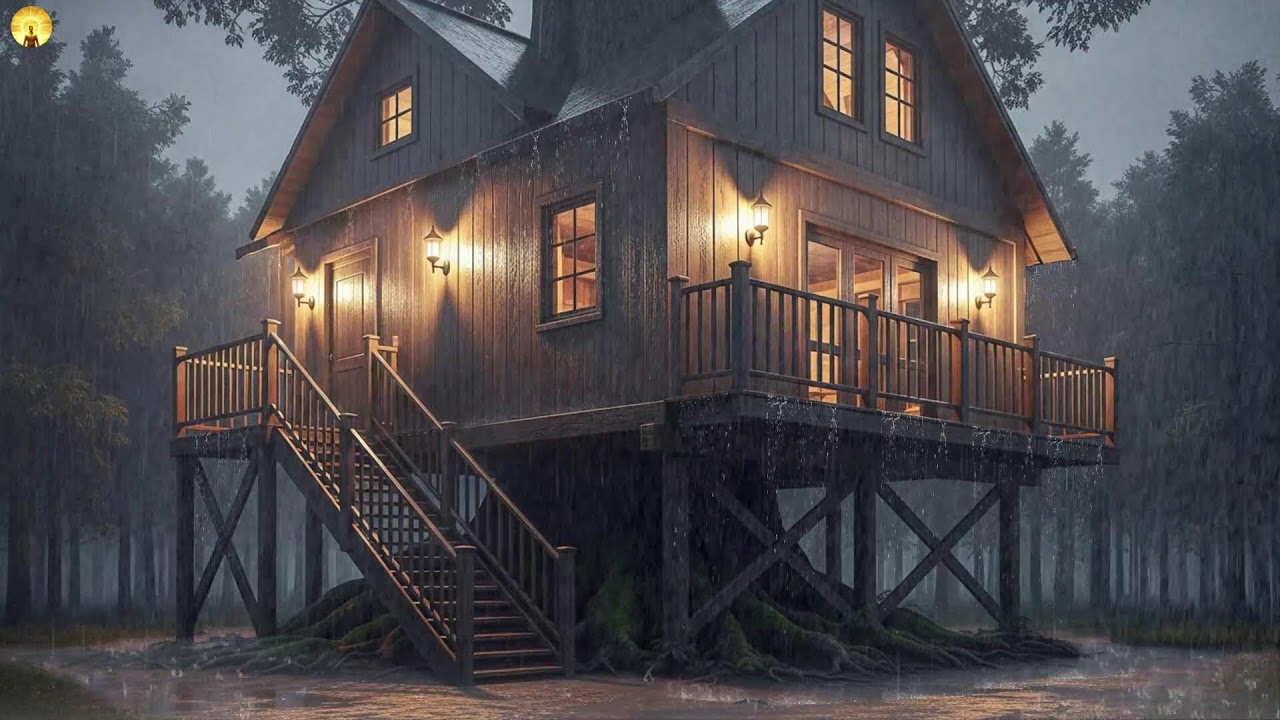 Rain Sounds and Peaceful Piano Music for Falling Asleep Quickly and Naturally