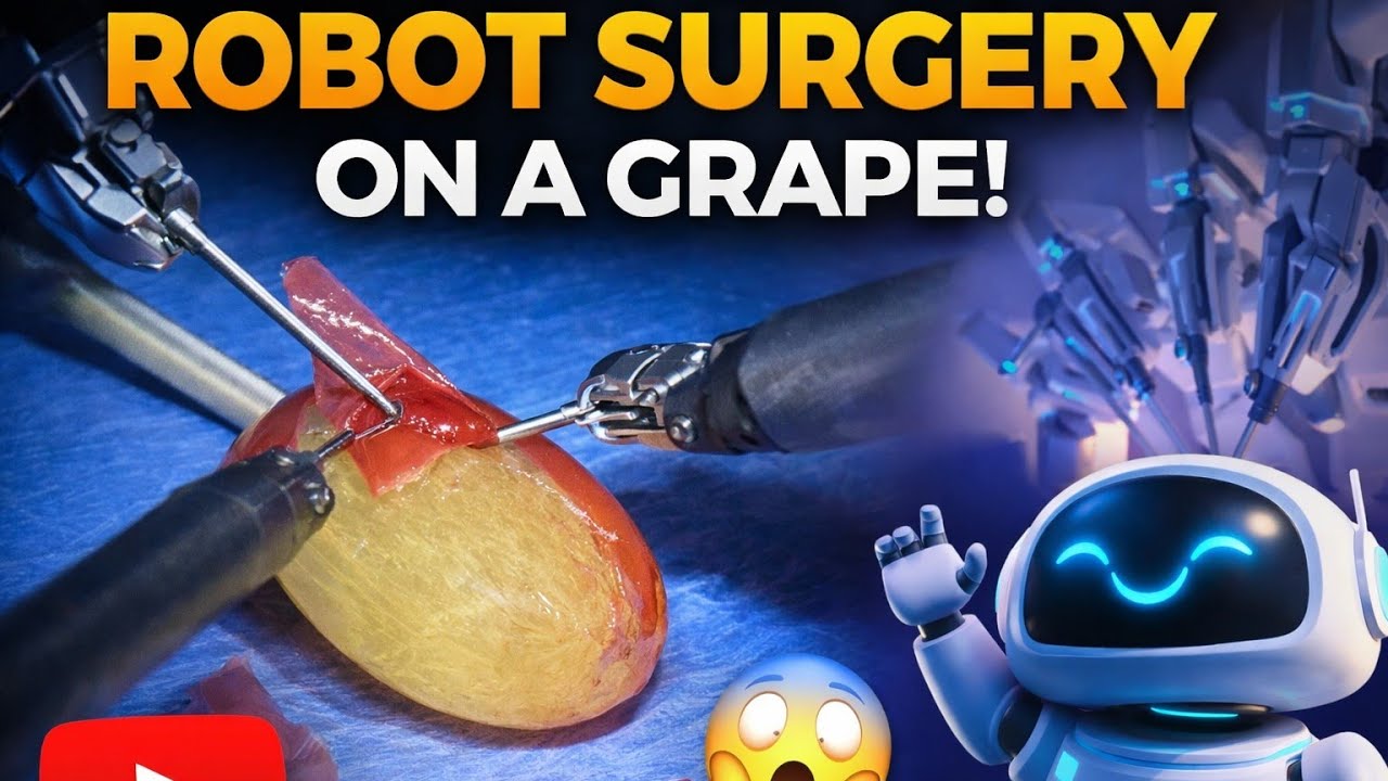 This robot just performed surgery on a grape with very high precision