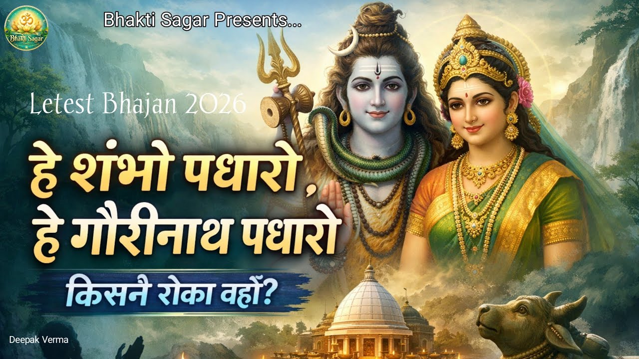 हे भोले शंकर पधारो | Shiv Bhajan | Har Har Mahadev  | D-series bhakti Sagar 
