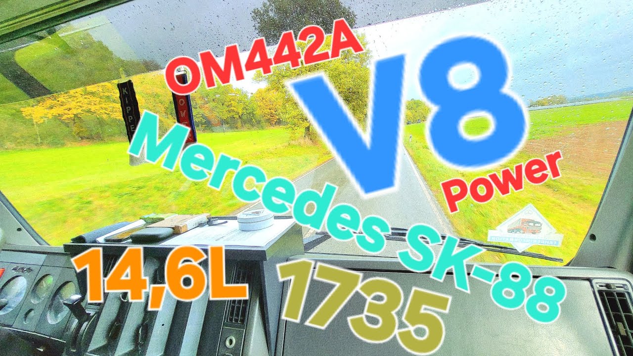 Mercedes SK V8 Sound 🔊 OM442A Power 14,6L 1735er🚛