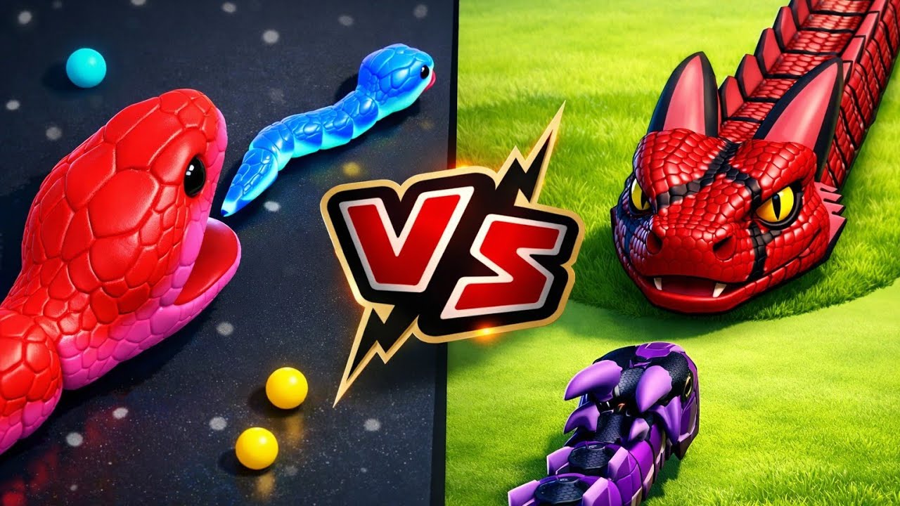 🔥🐍 SNAKE CLASH.IO 🆚 SNAKE HERO – FULL COMPARISON | 100% WIN GAMEPLAY! 🐍🔥