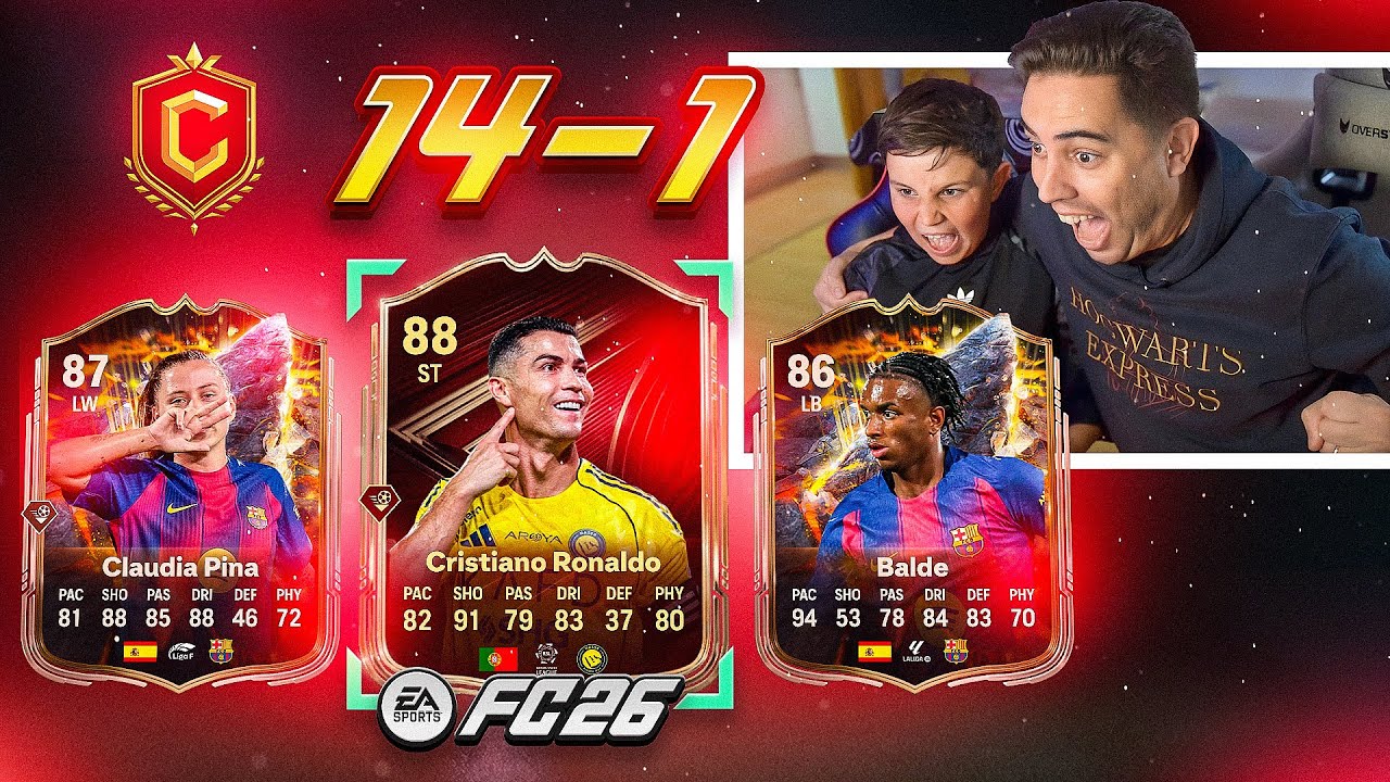 14-1 !! ABRIMOS MIS RECOMPENSAS RANGO 2 DE FUT CHAMPIONS !! EA FC26