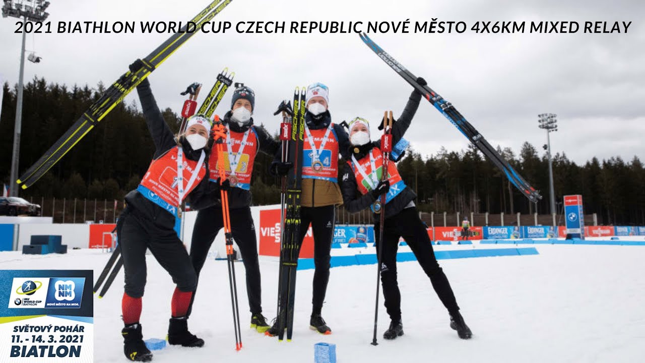 2021 BMW Biathlon World Cup 4x6Km Mixed Relay Czech Republic Nové Město