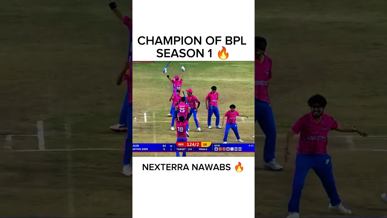 NEXTERRA NAWABS 🔥 | CHAMPION OF BPL SEASON 1  