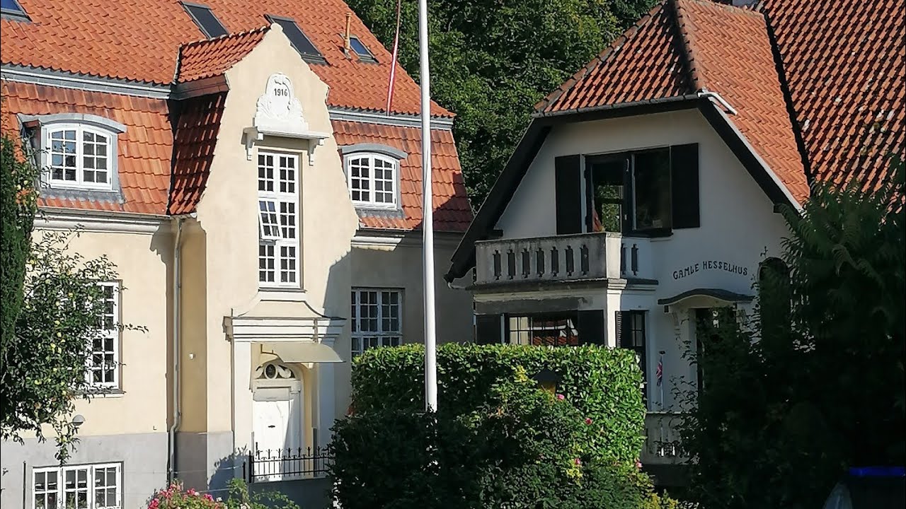 Nyborg, дорога с вокзала до северного пляжа    #дания #нюборг #дорогакморю #nyborg #danmark #strand