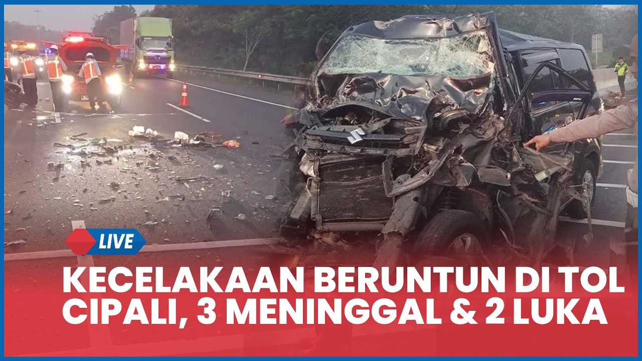 Kronologi Kecelakaan Beruntun 4 Kendaraan di Tol Cipali Subang, 3 Meninggal