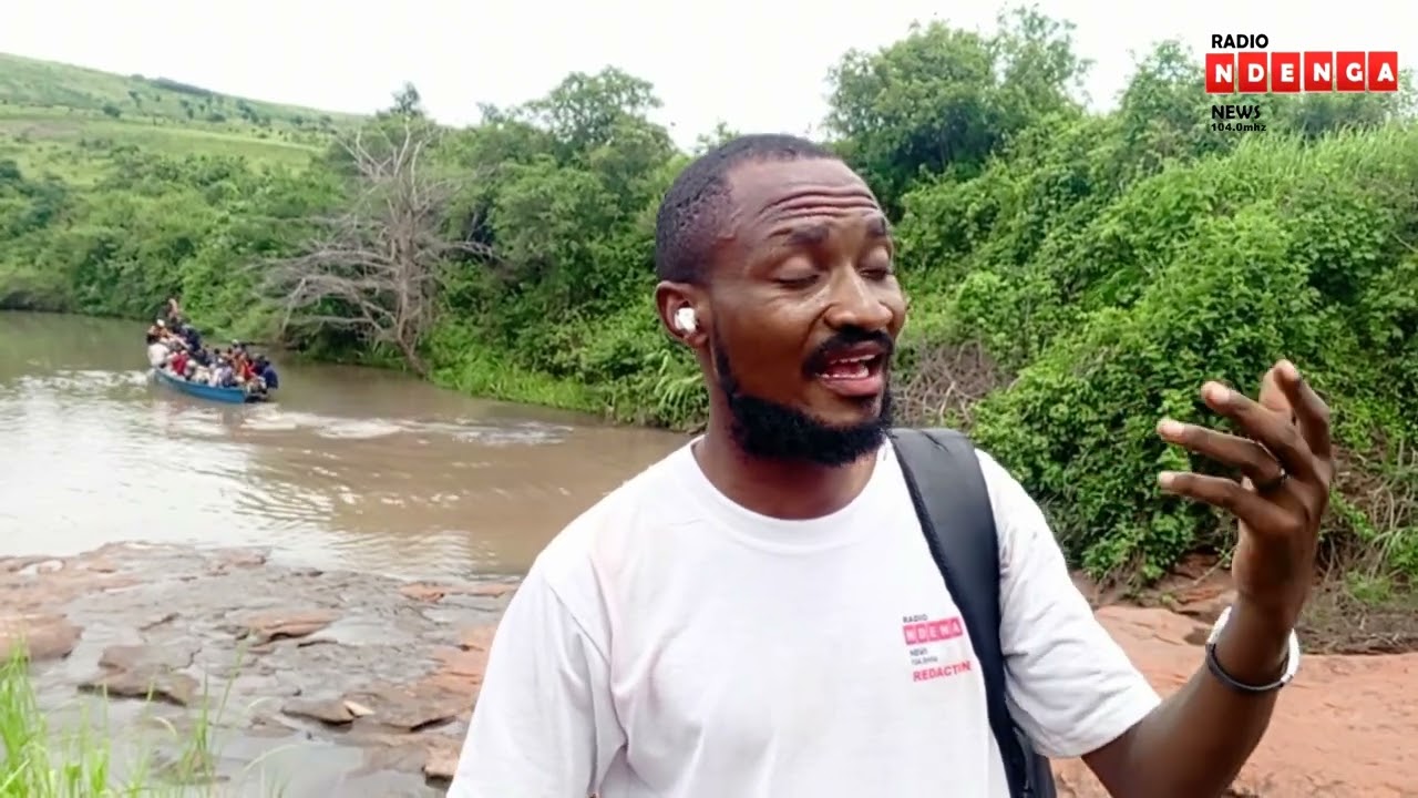 Ndenga News sur le lieu du déraillement du train Bana Katanga.