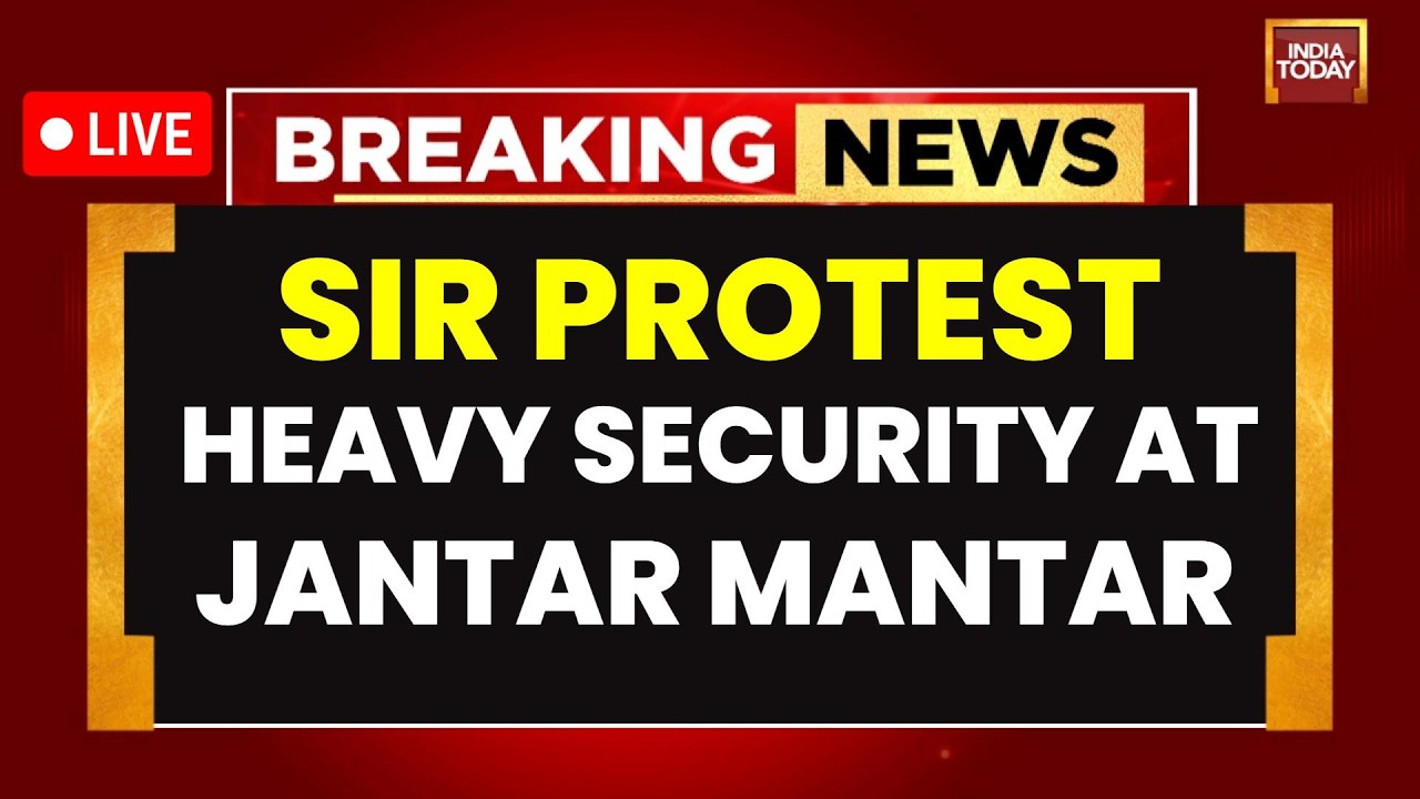 Rahul Gandhi Jantar Mantar Protest LIVE Updates | CEC Gyanesh Kumar | SIR Protest | INDIA Vs NDA