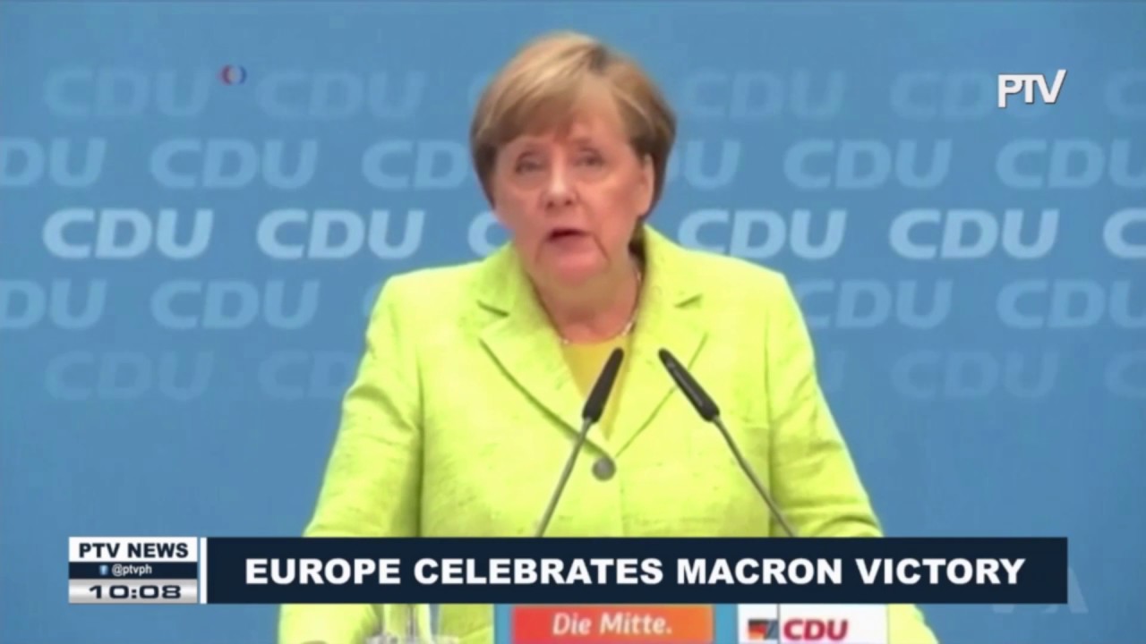 Europe celebrates Macron Victory