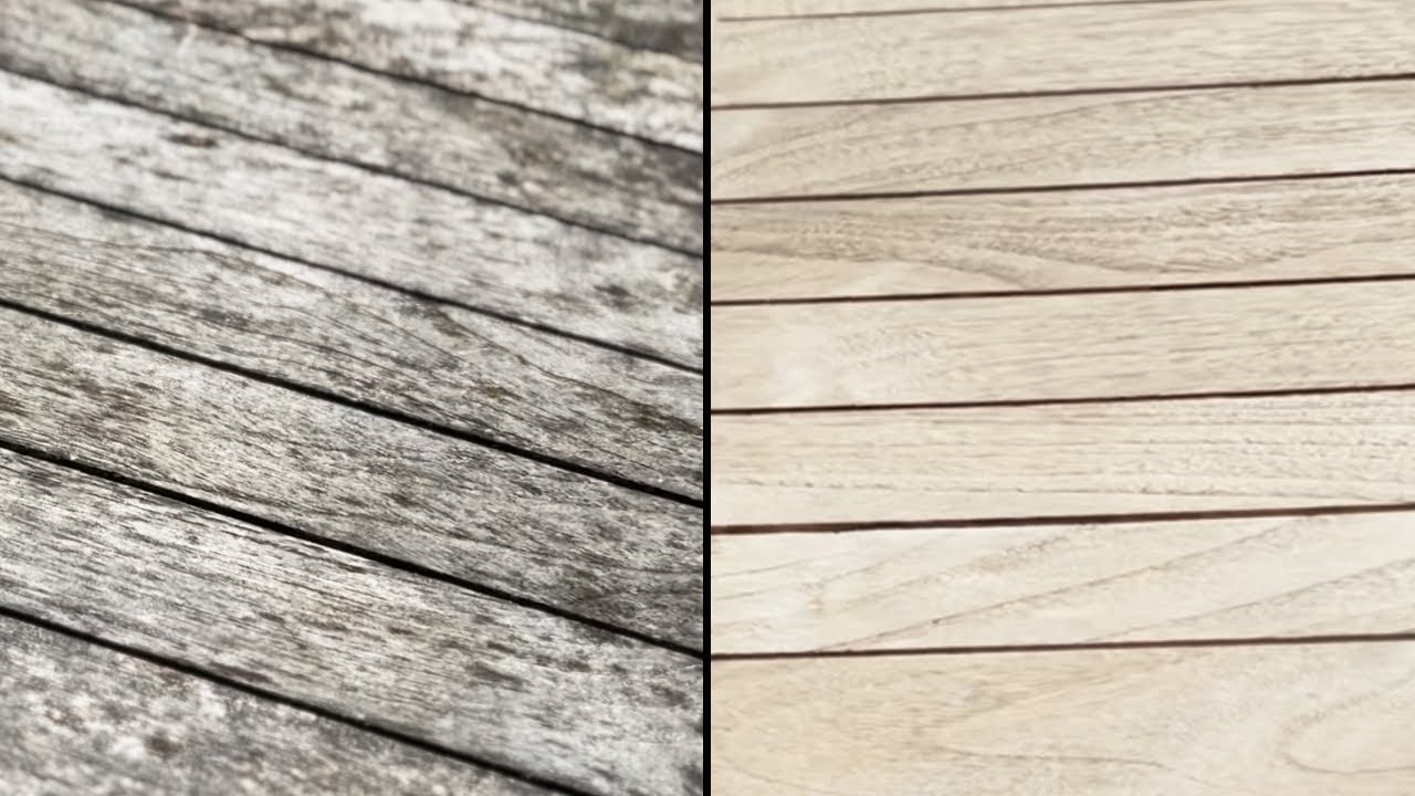 Teakholz Gartenmöbel: Reinigen mit Seife und Wasser