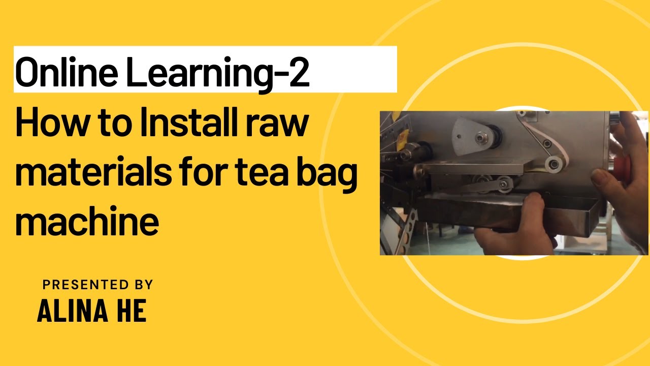 See a Tea Bag Machine in Action: Raw Materials Loading! automatic tea bag packing machine factory