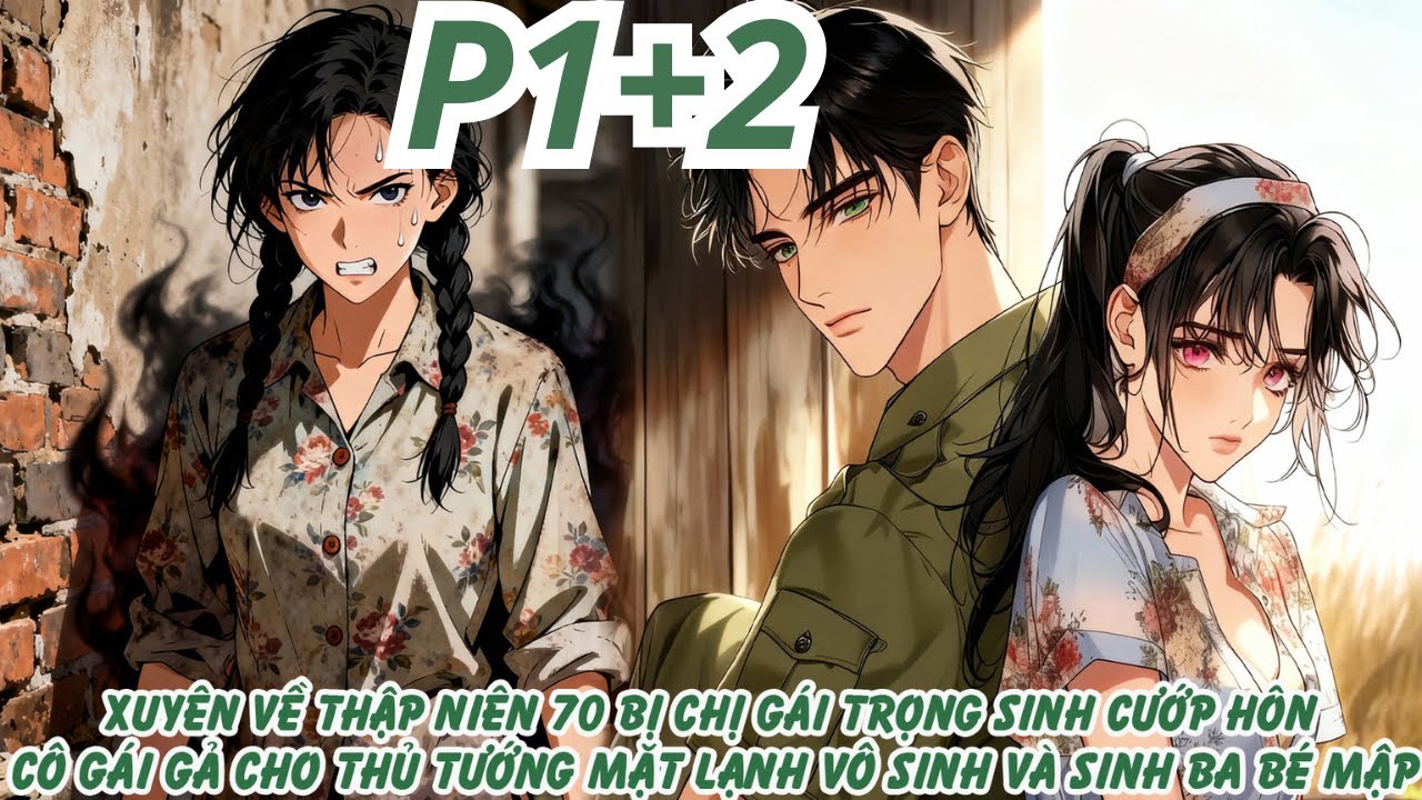 XUYÊN VỀ NĂM 70 BỊ CHỊ GÁI TRỌNG SINH CƯỚP HÔN CÔ GÁI GẢ CHO THỦ TƯỚNG MẶTLẠNH VÀ SINH BA BÉMẬP-P1+2