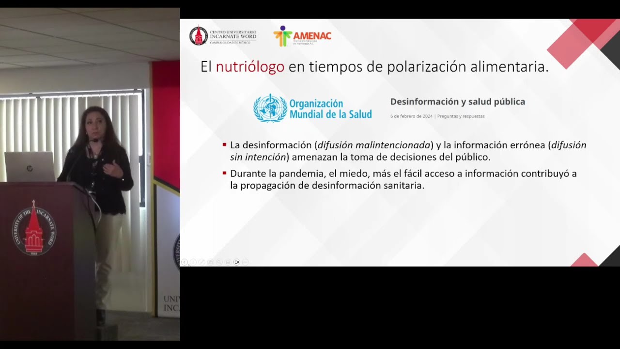 El Nutriólogo en tiempos de polarización alimentaria. Mtra. Carmen Ruiz Monroy
