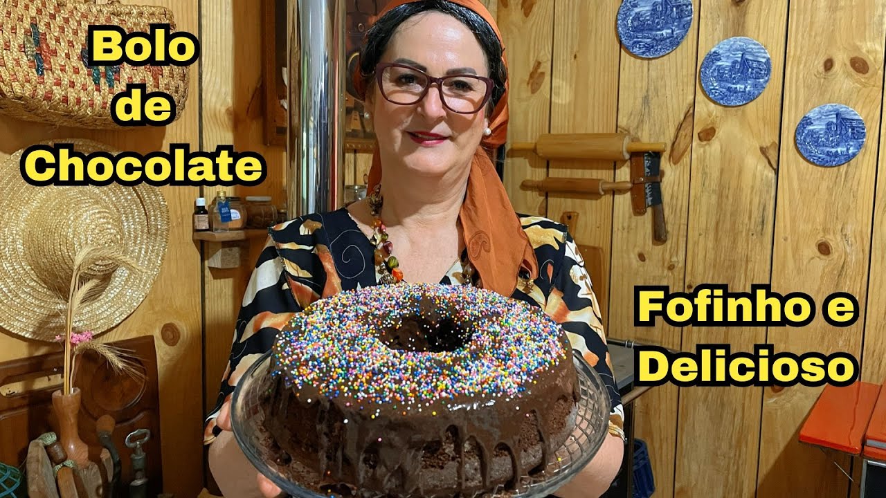Bolo de Chocolate Que Derrete na Boca 😍🍫🔥