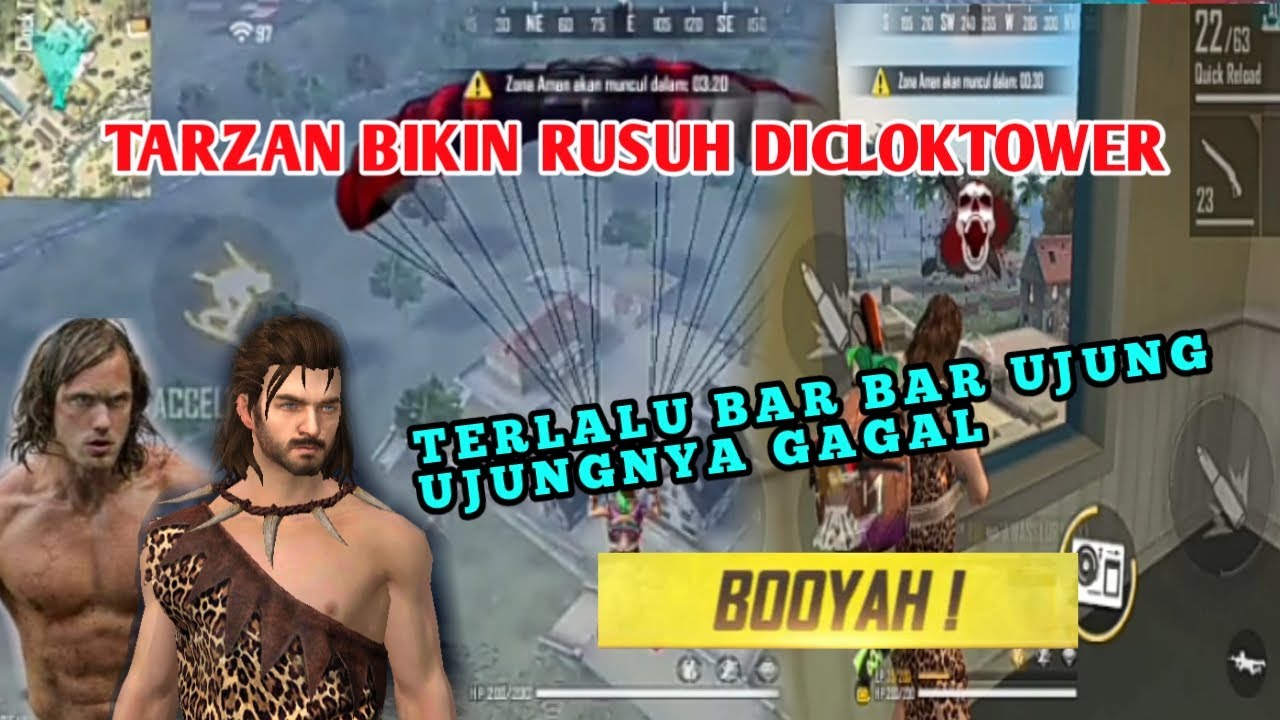 Pakai bundle Tarzan legendaris auto bar bar...!!