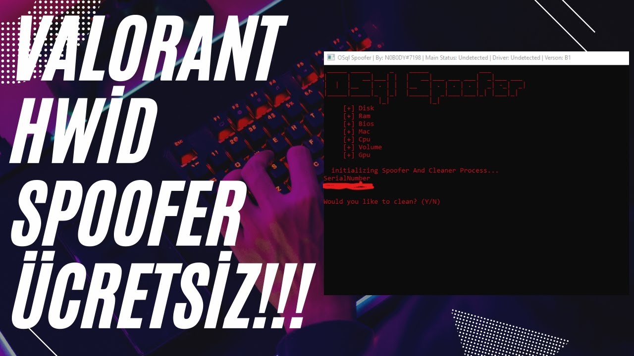 VALORANT &Uuml;CRETSİZ HWİD SPOOFER! (Valorant Ban Kaldırma) | %100 &Ccedil;ALIŞIYOR (2022)