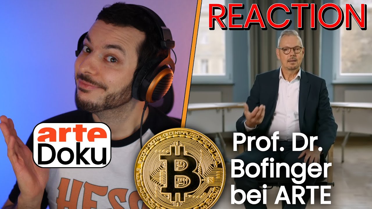 REACTION auf Prof. Dr. Bofinger bei @ARTEde | Sind Kryptow&auml;hrungen das bessere Geld?